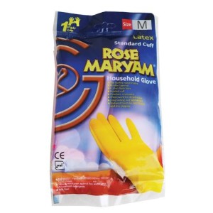 دستکش ساق کوتاه سایز متوسط رز مریم