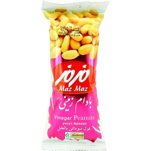 بادام زمینی سرکه ای 35 گرمی مزمز