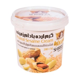 کرم ارده بادام زمینی شیررضا - 200 گرم