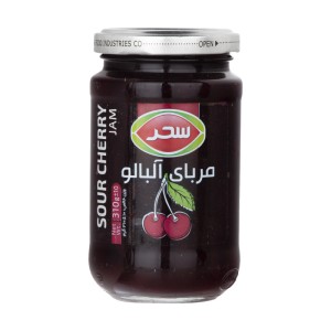 مربای آلبالو شیشه سحر - 310 گرم