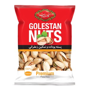 پسته شور زعفرانی 45 گرمی گلستان