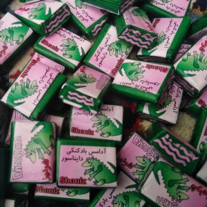 آدامس دایناسور شونیز