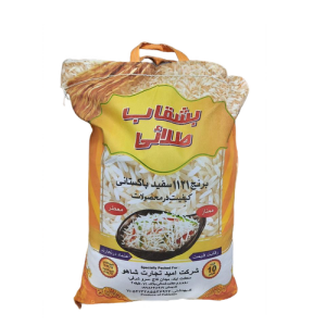برنج پاکستانی دانه بلند بشقاب طلایی