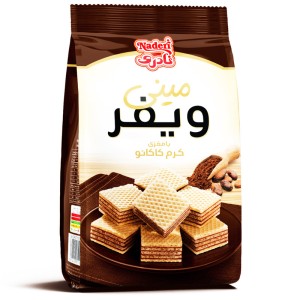 مینی ویفر با مغزی کاکائو نادری