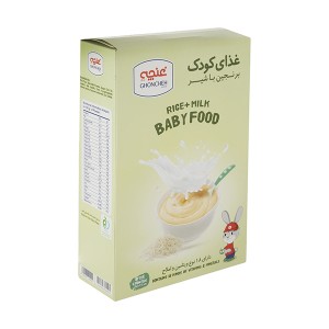 غذای کودک برنجین با شیر غنچه