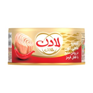 کنسرو ماهی تون با فلفل قرمز لادن - 180 گرم