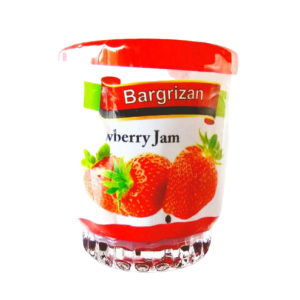 مربای لیوانی توت فرنگی برگریزان