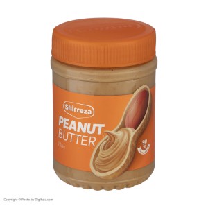 کره بادام زمینی ساده شیررضا - 450 گرم