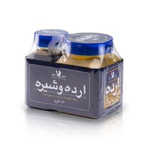ارده و شیره خرما عقاب مقدار 1050 گرم