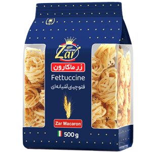 فتوچینی آشیانه ای زر ماکارون مقدار 500 گرم