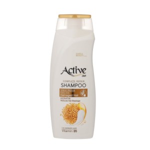 شامپو تقویت کننده و ترمیم کننده مو اکتیو مدل گندم حجم 350 میلی لیتر