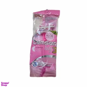 ژیلت 3 لبه ضد حساسیت زنانه لمسر 2 عددی