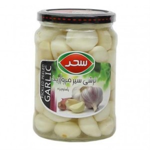 سیر مروارید660 گرم شیشه سحر