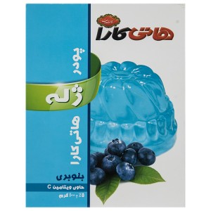 پودر ژله بلوبری هاتی کارا مقدار - 100 گرم