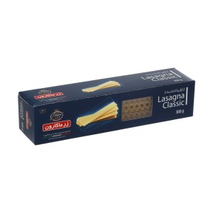 لازانیا کلاسیک زر ماکارون - 300 گرم
