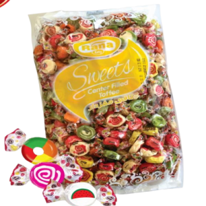 تافی رولن میوه ای و کاکائویی رانا فله (1 کیلوگرم)