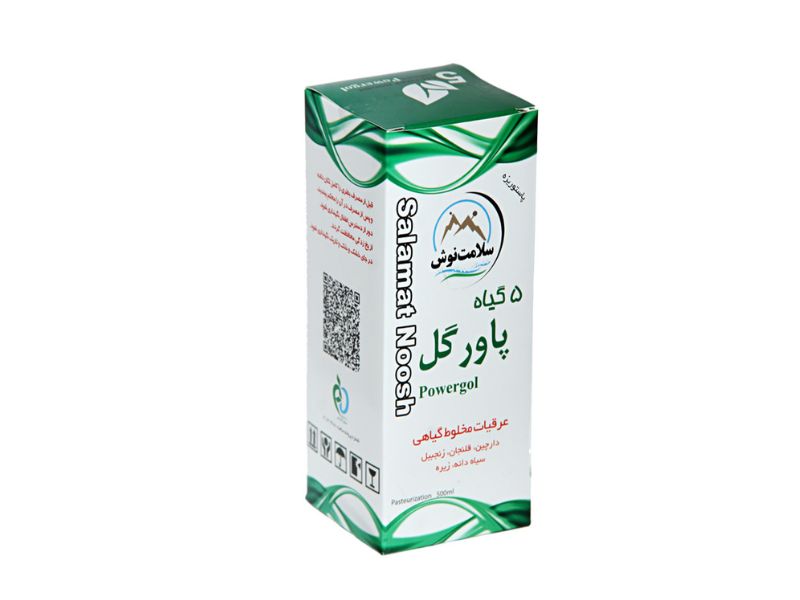 معجون 5 گیاه پاور گل سلامت نوش پاستوریزه