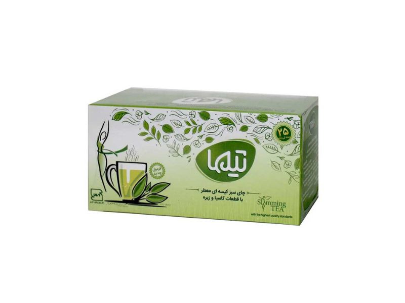چای سبز کیسه ای تیما 25عددی