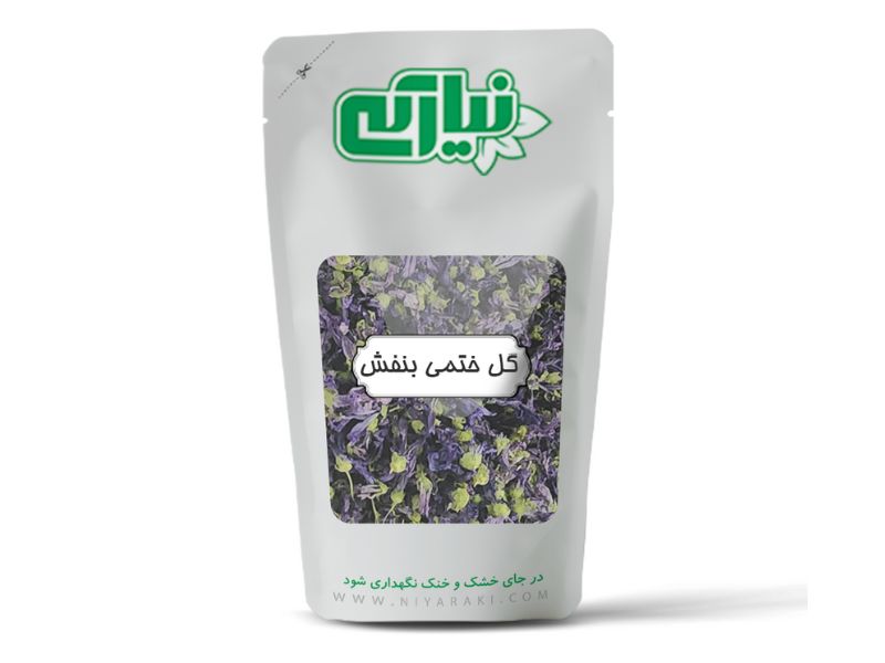 گل ختمی بنفش