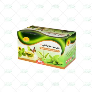دمنوش چای سبز+نعنا فلفلی 111