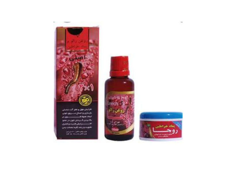 روغن زالو وپماد خراطین روجا