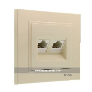 پریز شبکه کامپیوتر برلیان اقتصادی کرم ایران الکتریک