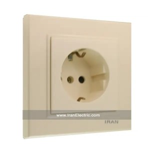 پریز برق ارت دار برلیان اقتصادی کرم ایران الکتریک