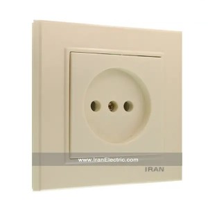 پریز برق ساده برلیان اقتصادی کرم ایران الکتریک