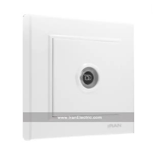 پریز آنتن تلویزیون برلیان اقتصادی سفید ایران الکتریک