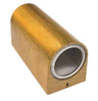 چراغ دکوراتیو دو طرفه نیم گرد زمرد نور اسپرلوس