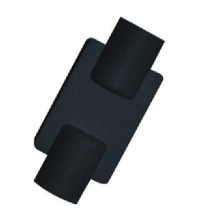 چراغ دکوراتیو دو طرفه لوله ای با لنز تخت / محدب زمرد نور اسپرلوس