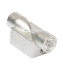 چراغ دکوراتیو دو طرفه موشکی با لنز تخت / محدب زمرد نور اسپرلوس