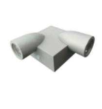 چراغ دکوراتیو دو طرفه زاویه با لنز تخت / محدب زمرد نور اسپرلوس