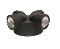 چراغ دکوراتیو چهار طرفه موشکی با لنز محدب زمرد نور اسپرلوس