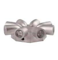 چراغ دکوراتیو هشت طرفه زاویه با لنز تخت / محدب زمرد نور اسپرلوس