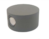 چراغ دکوراتیو دو طرفه دایره با لنز محدب زمرد نور اسپرلوس