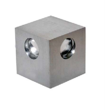 چراغ دکوراتیو چهار طرفه مکعب با لنز محدب زمرد نور اسپرلوس