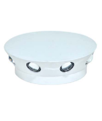 چراغ دکوراتیو هشت طرفه سفینه ای با لنز محدب زمرد نور اسپرلوس