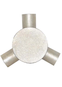 چراغ دکوراتیو سه طرفه گرد لوله بلند با لنز تخت / محدب زمرد نور اسپرلوس