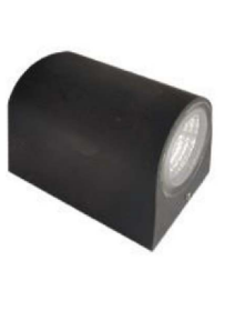 چراغ دکوراتیو یک طرفه نیم گرد زمرد نور اسپرلوس