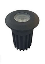 چراغ دفنی زحل گرد زمرد نور اسپرلوس 1W (LED) سایز رویه 5.5 سانت