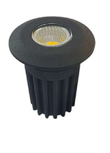 چراغ دفنی زحل گرد زمرد نور اسپرلوس سایز رویه 5.5 سانت 12 ولت 1 وات