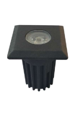 چراغ دفنی زحل مربع زمرد نور اسپرلوس 1W (LED)