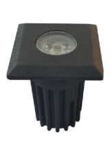 چراغ دفنی زحل مربع زمرد نور اسپرلوس 1W (LED) سایز رویه 5.5 سانت