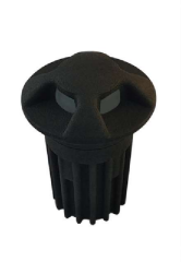 چراغ دفنی زحل فرودگاهی یک تا چهار طرفه زمرد نور  12 ولت 1 وات رویه 6.5