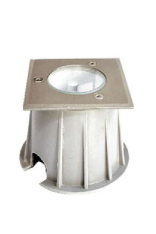 چراغ دفنی مریخ مربع  لامپ MR 16 زمرد نور اسپرلوس