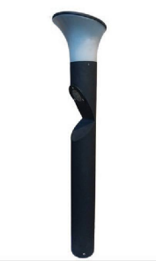 چراغ پارکی قارچی دفنی دار زمرد نور اسپرلوس