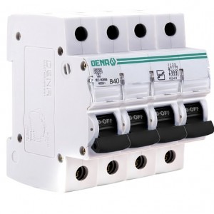 کلید (فیوز) مینیاتوری 6000 چهارپل 40A دنا الکتریک