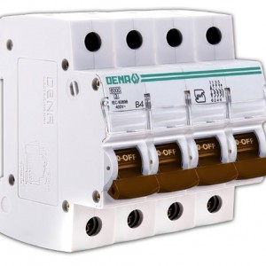 کلید (فیوز) مینیاتوری 6000 چهارپل 4A دنا الکتریک