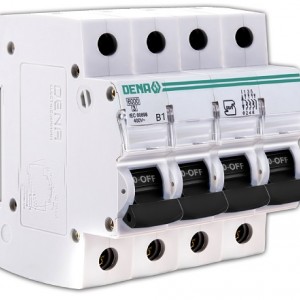 کلید (فیوز) مینیاتوری 6000 چهارپل 1A دنا الکتریک